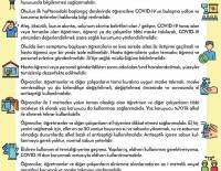 COVID-19 VİRÜSÜNE KARŞI ALINMASI GEREKEN ÖNLEMLER